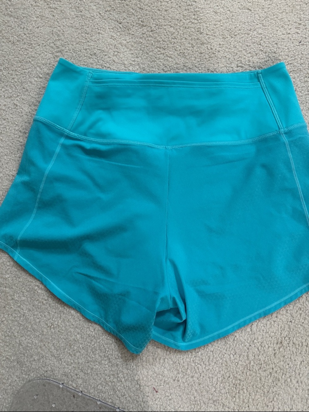 Oiselle High Rise Roga Shorts - Picture 3 of 3